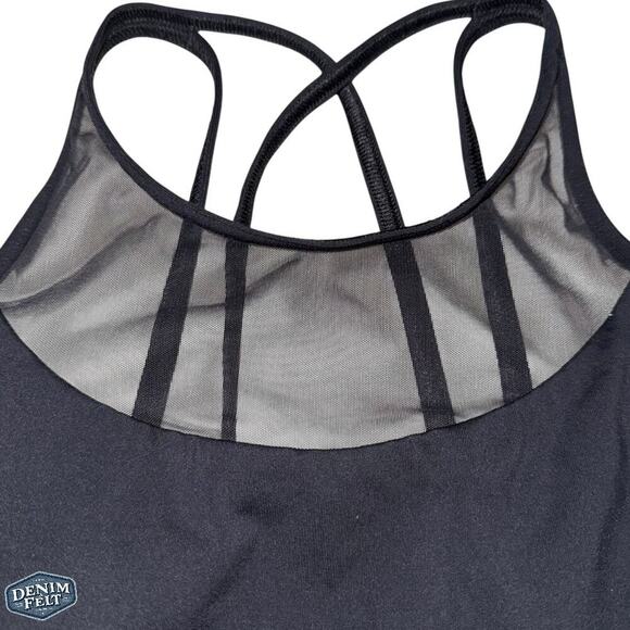 Lululemon Women’s Clip-In Long Line Sweat Wicking Athletic Sports Bra Black - Picture 9 of 12